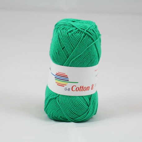 G-B Cotton 8 1451 grøn
