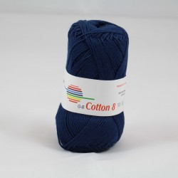 G-B Cotton 8 1020 marine blå