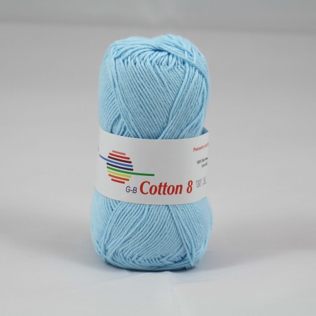 G-B Cotton 8 1541 lyseblå