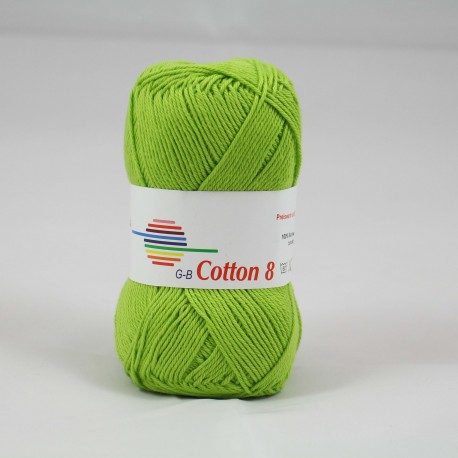 G-B Cotton 8 1423 lyse grøn