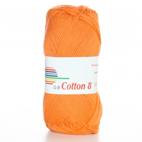G-B Cotton 8 1814 lys orange
